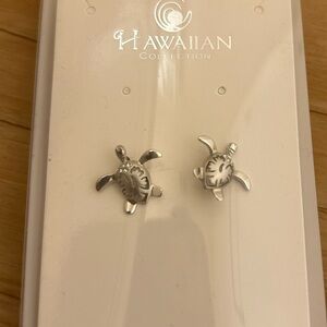 Sterling silver Hawaiian earrings